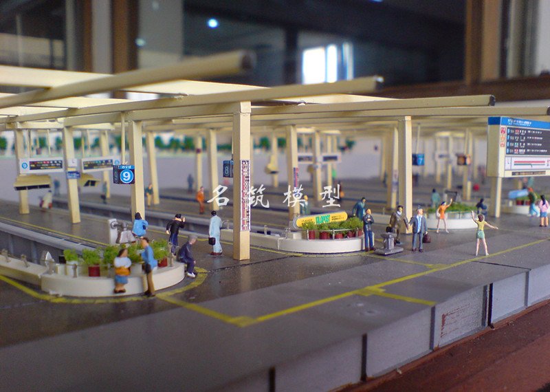 日本梅田火車站模型